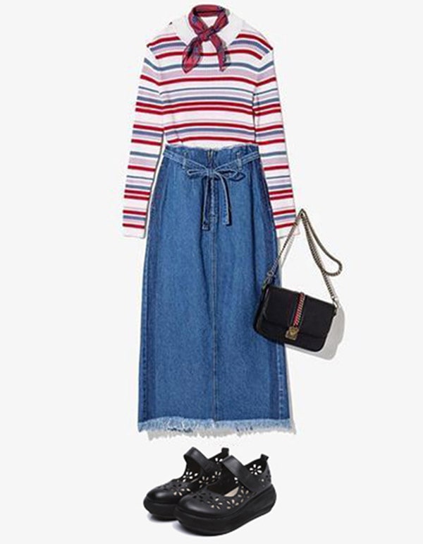 Women's Close-toe Velcro Wedge Retro Sandals