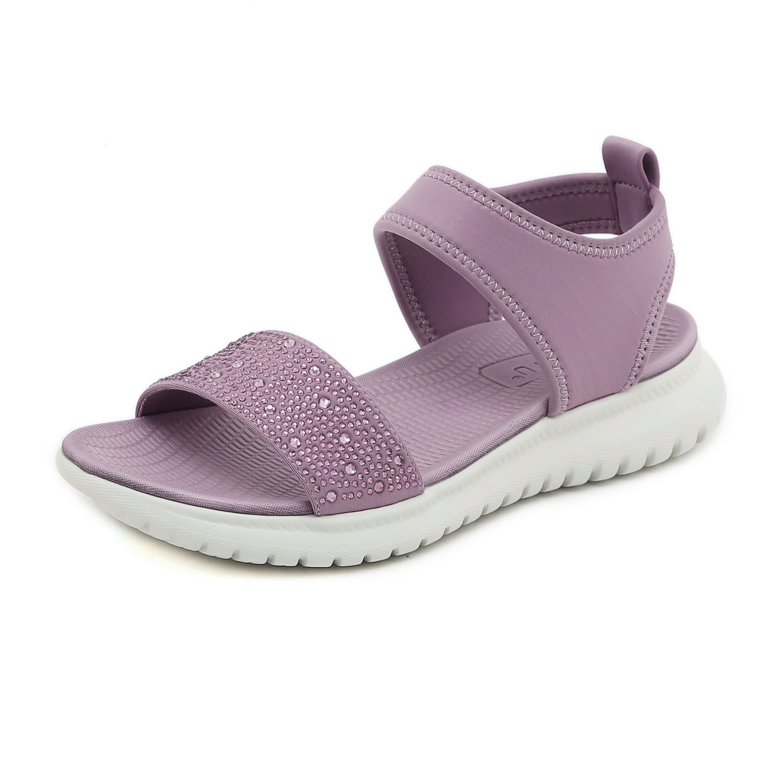 H1109-A3 Sandals women simple and light sports style rhinestone sandals women | Sports sandals