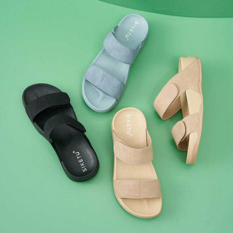 Lightweight and Comfortable Rubber Large Size Thick soled Slippers | Sports sandals