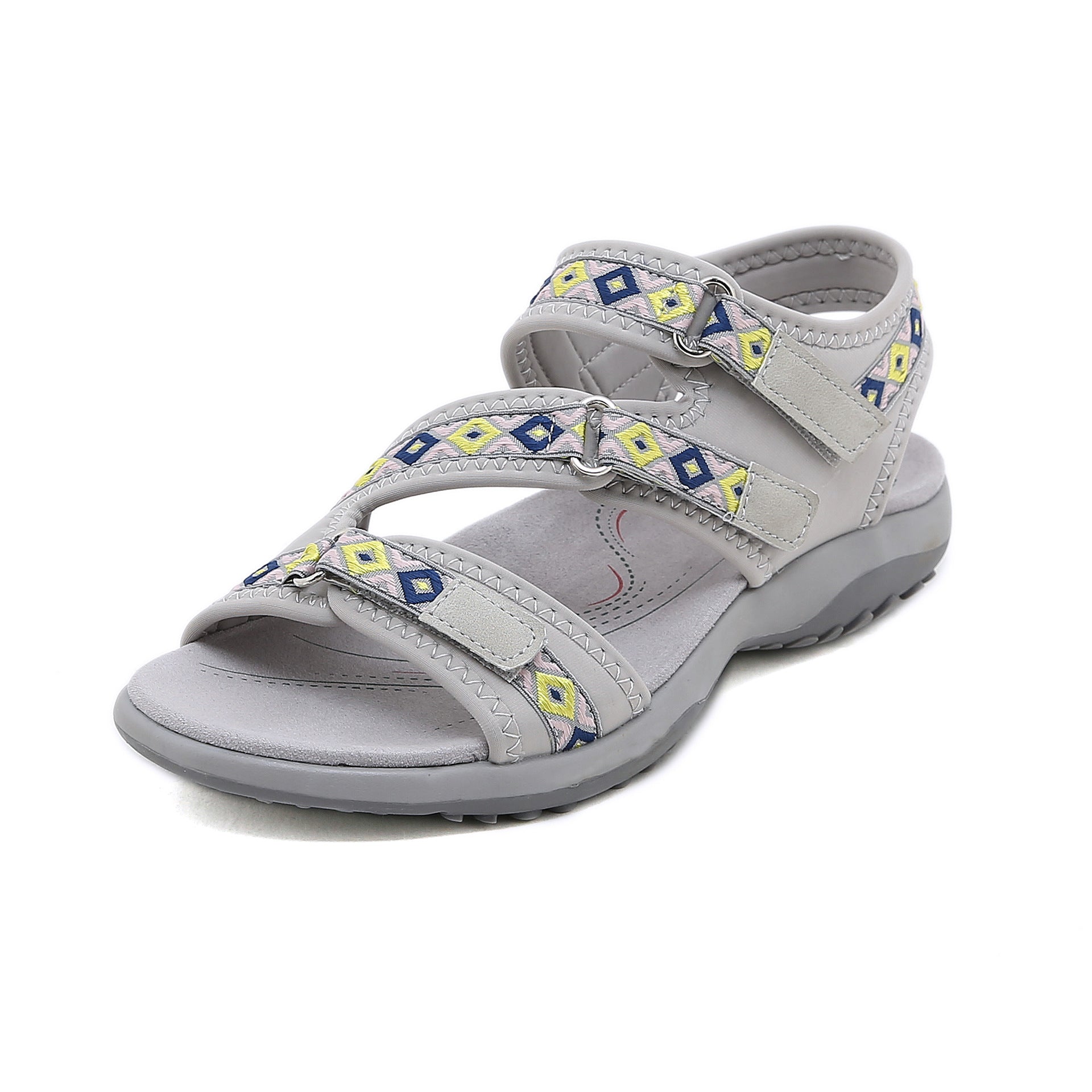 Sports Sandals Printed hook and loop Plus Size Women's Shoes | Sports sandals
