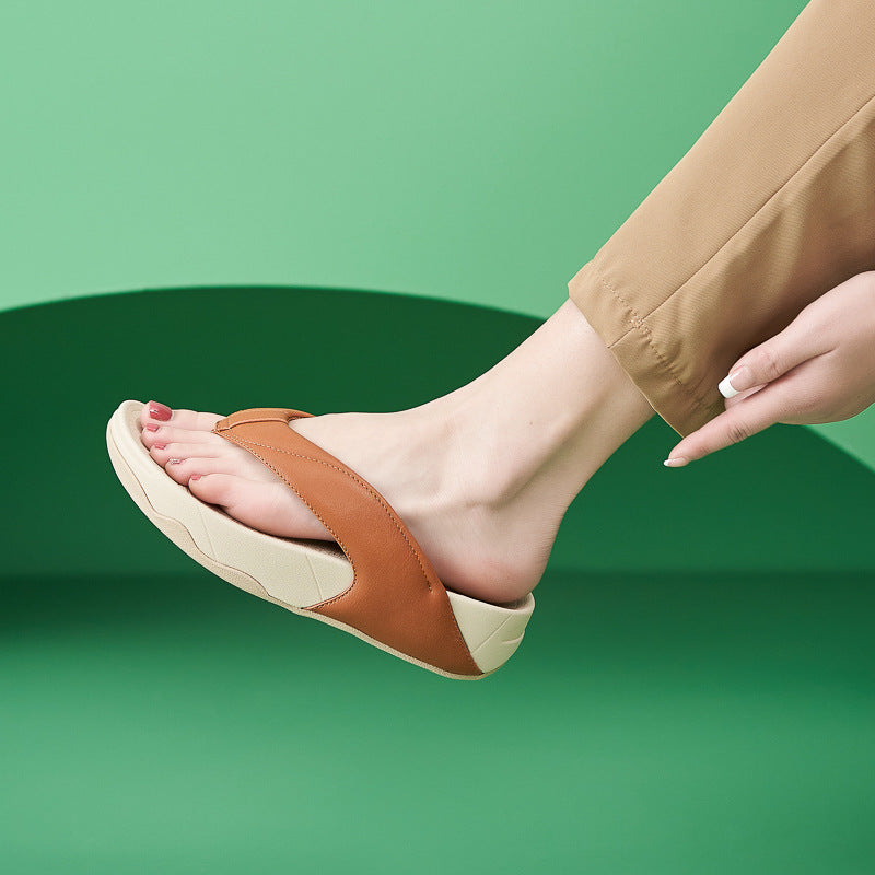 Light and Comfortable Rubber Large Size Thick Soled Slippers | Sports Sandals