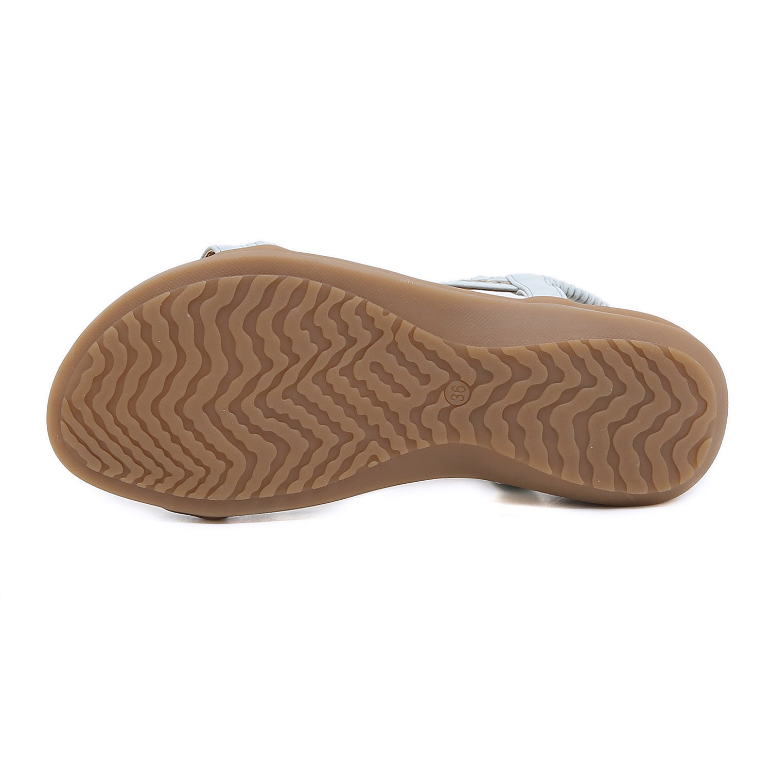 Sandals Bohemian Rhinestone Comfortable round Toe Seaside Holiday Large Size Shoes | Flat Sandals