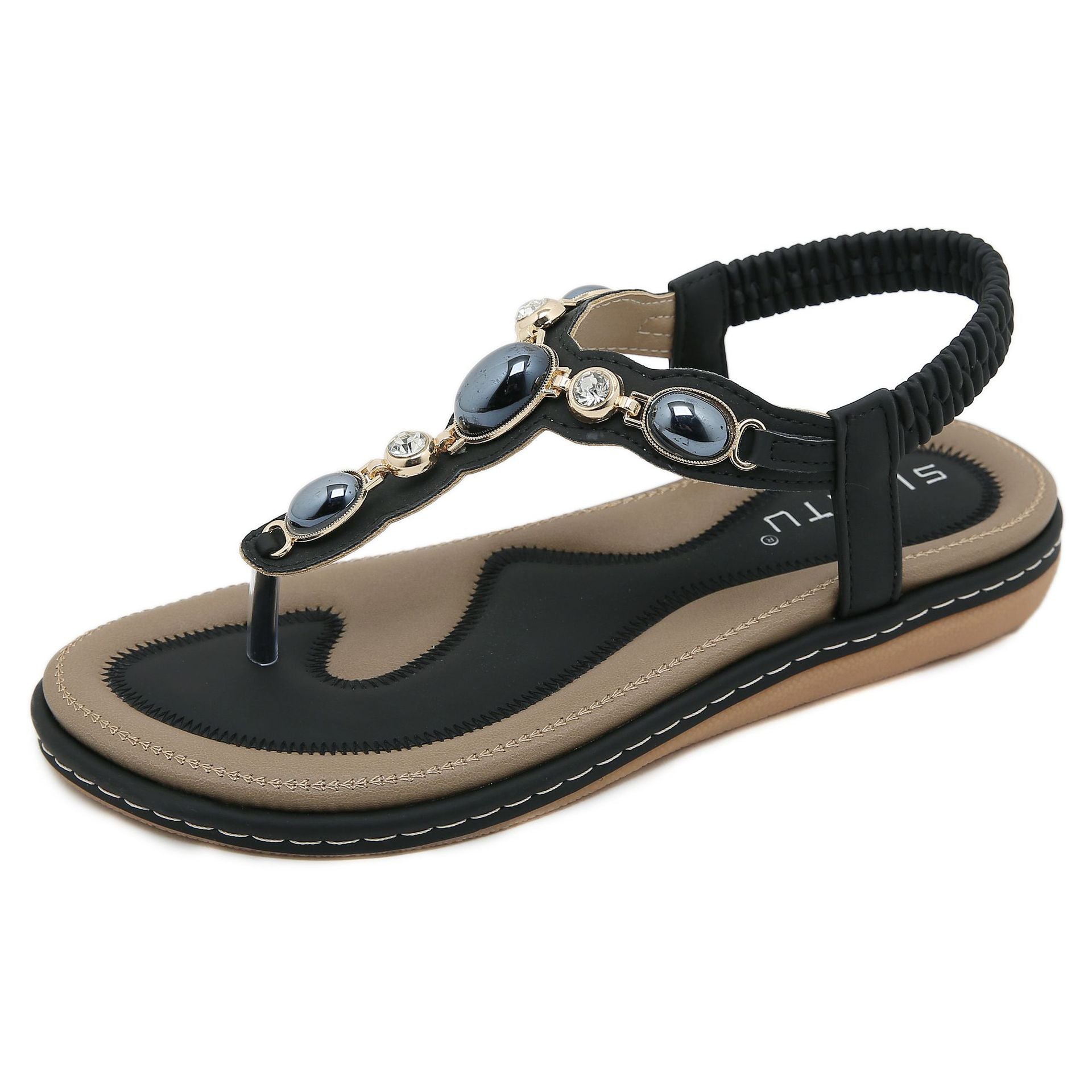 W676-6 Comfort and Casual Seaside Beach Women | Flat Sandals