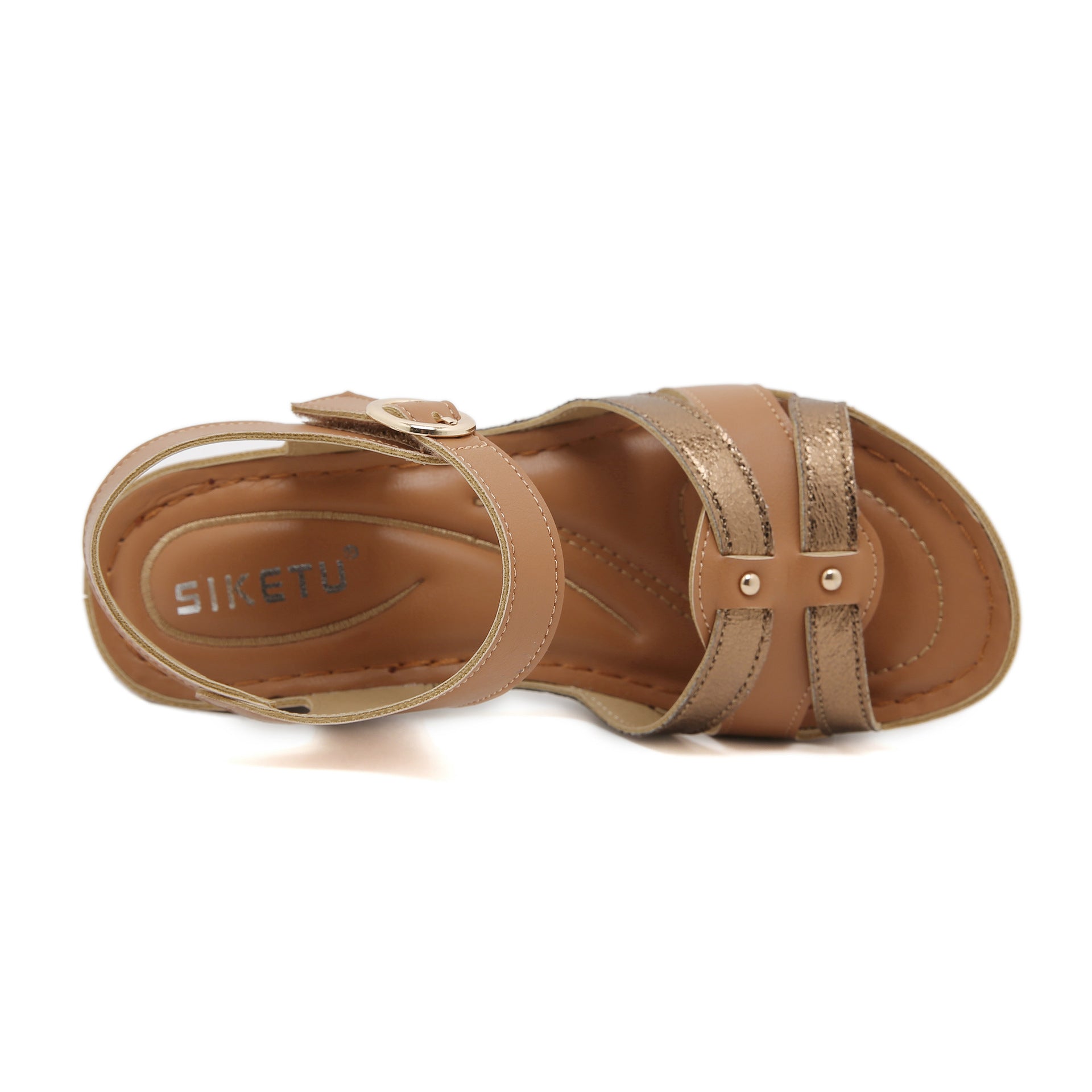 HX1123-7 Sweet Sandals Women's Fashion Large Size Wedge Shoes Beach Sandals