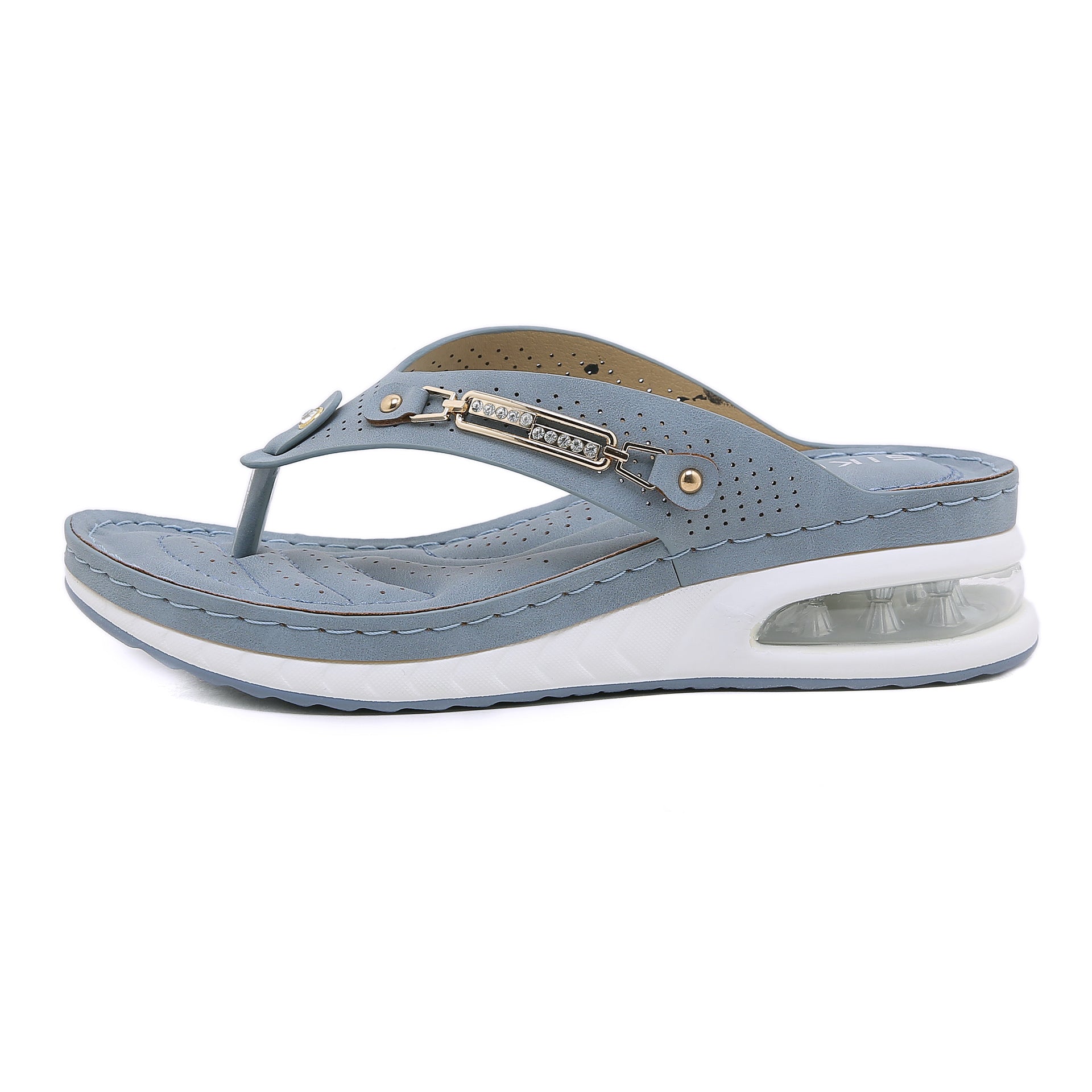 C321-5 Spring and Autumn Casual Retro Versatile Flip-Flops Comfortable Lightweight Casual Sandals for Women