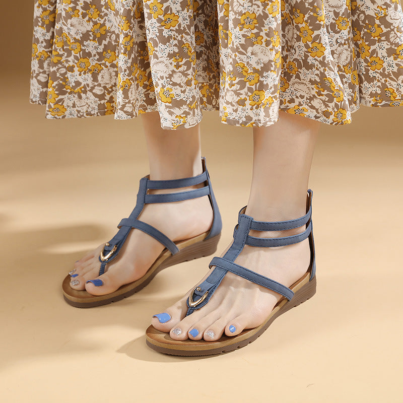 G8150-2 Fashion Casual Wedge Beach Outdoor Sandals Women's Shoes