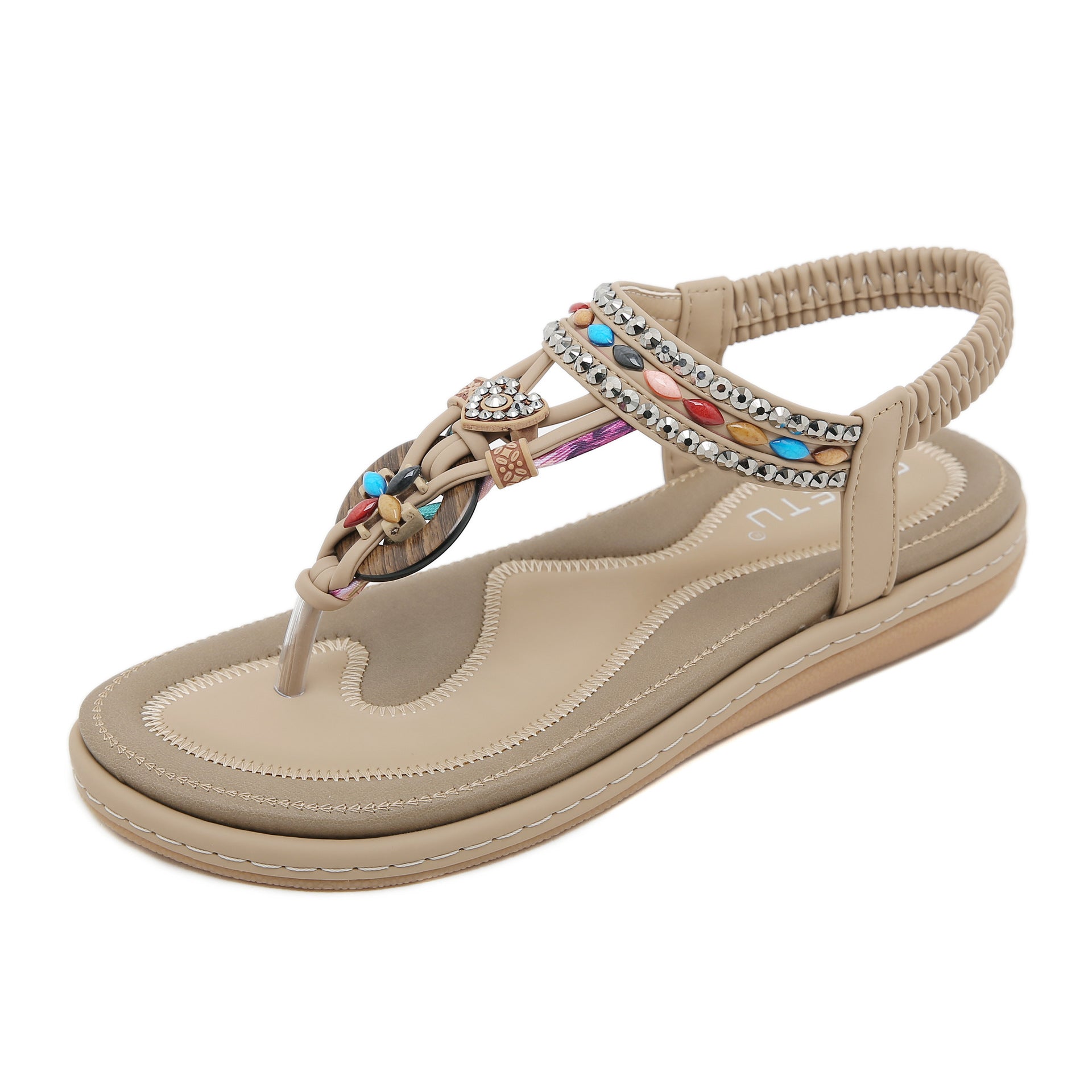 Women's W676-2 Flip-Flops Rhinestone Sandals