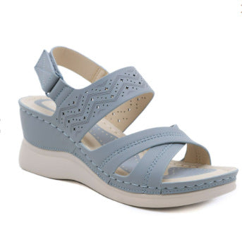 JS6331-3 Spring and Summer Fashion Casual Wedge Beach Outdoor Slippers Women's Shoes