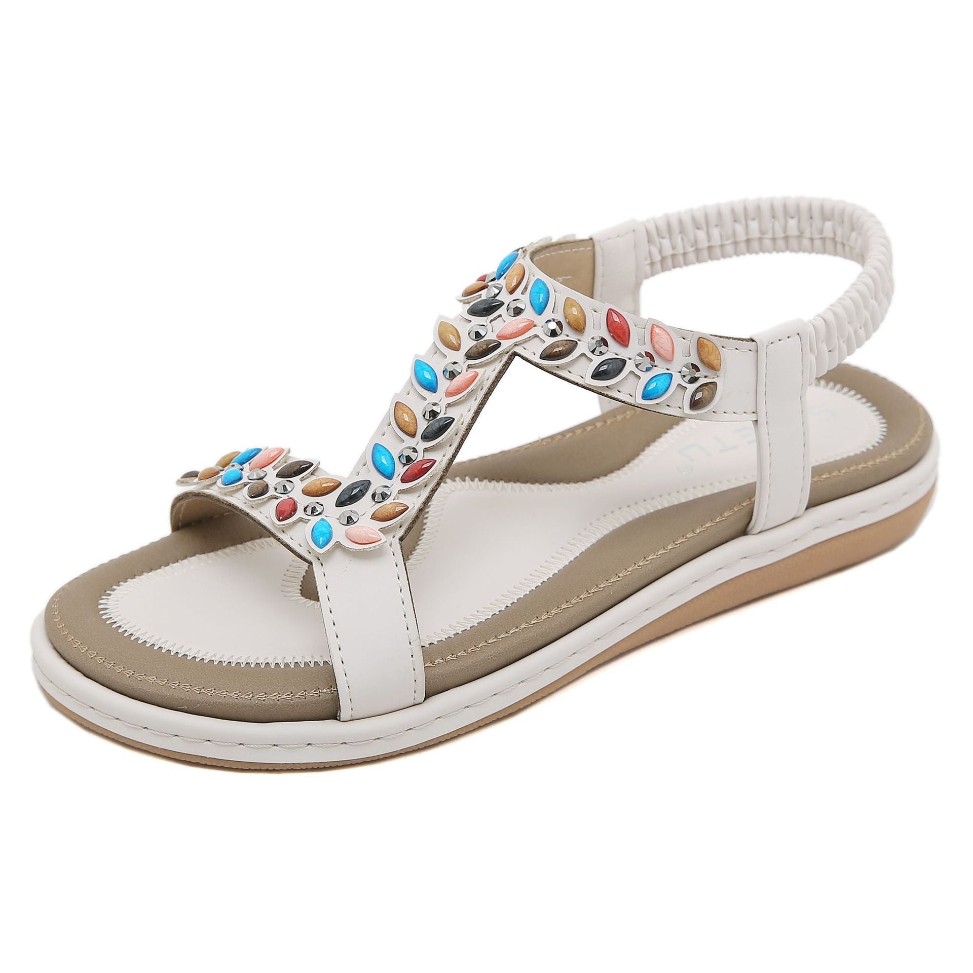 W676-5 Rhinestone Sandals Women's Comfortable All-Match