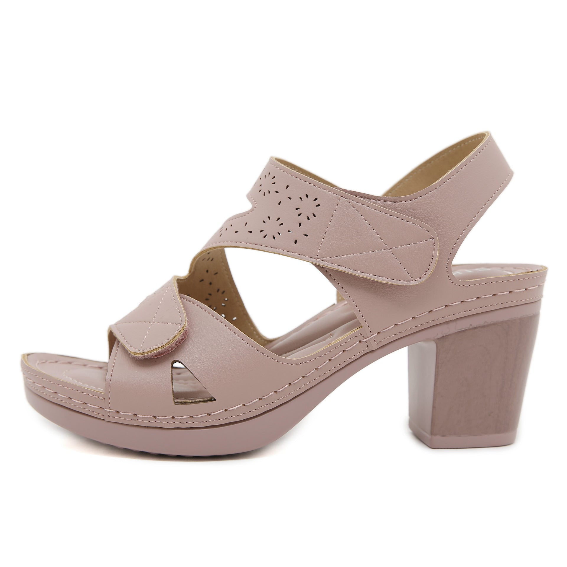 HX1123-8 Sweet Sandals Women's Elegant Fashion Large Size Wedge Heels Beach Sandals