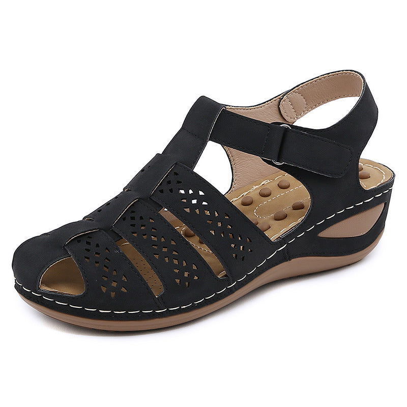 C801-3 Sandals Women's Car Line Mother Shoes Large Size Sandals Wedge Slippers