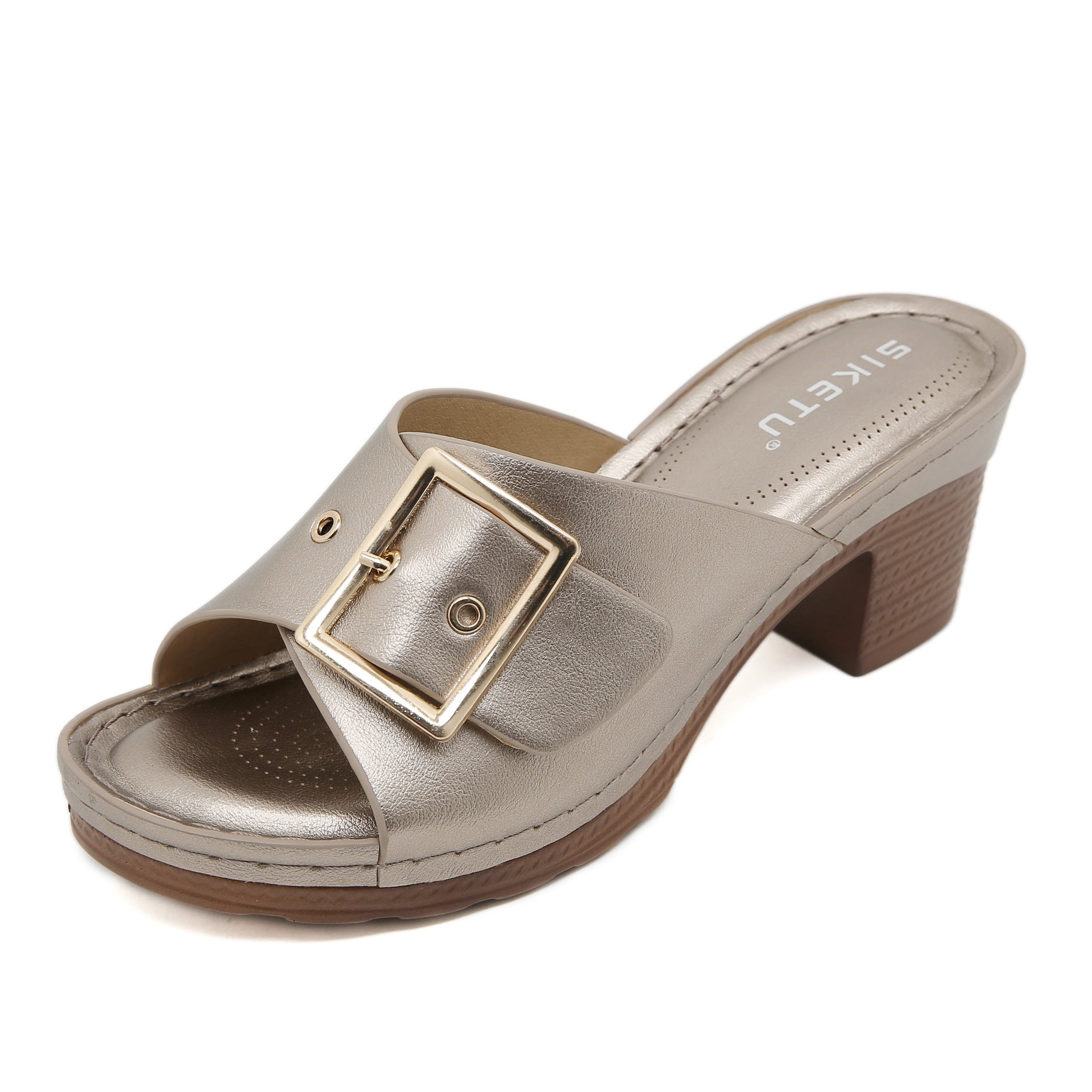 HX836-3 Sweet Outdoor Sandals Women's Fashion Large Size Wedge Shoes Beach Shoes