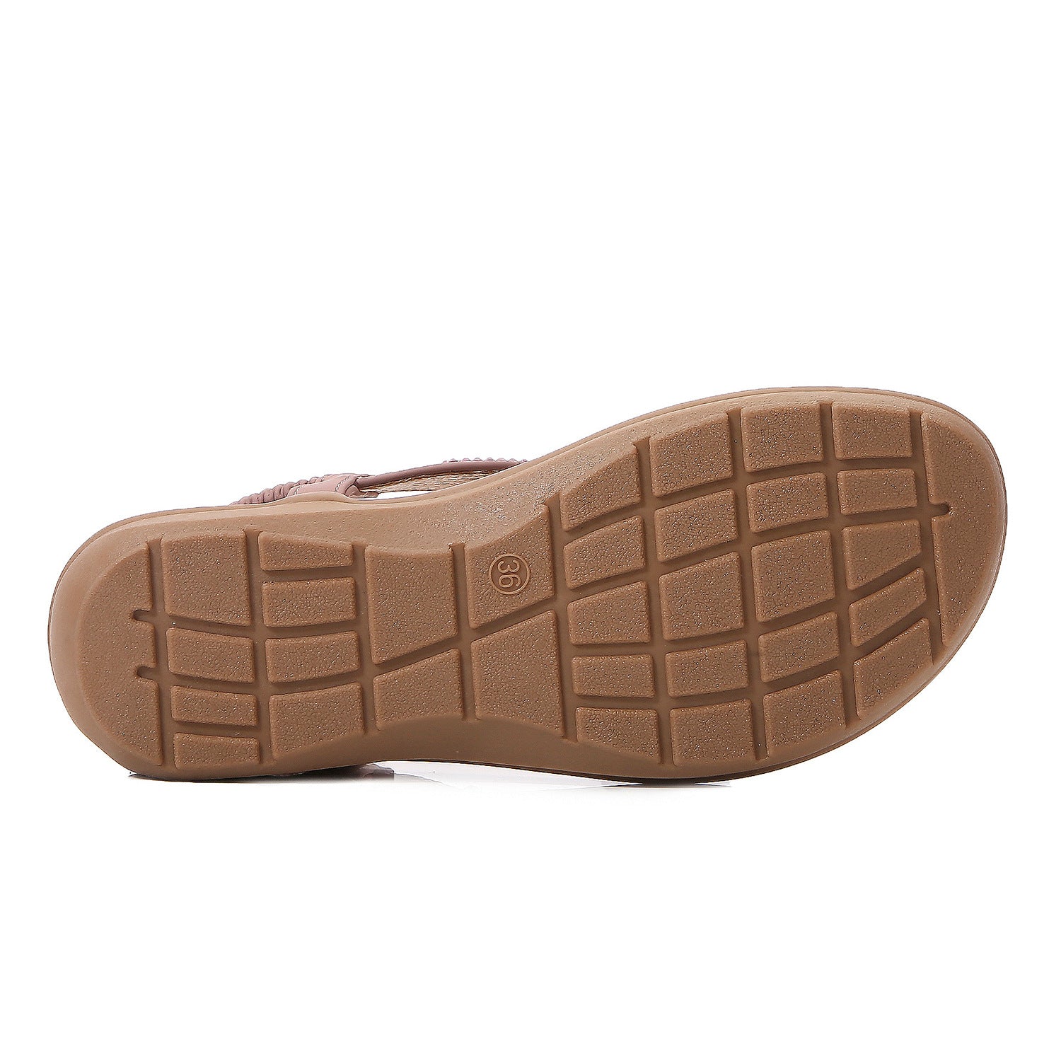 New Sandals Women's Elastic Band Beaded Soft Breathable Lightweight Comfortable Large Size Wedge Women's Shoes