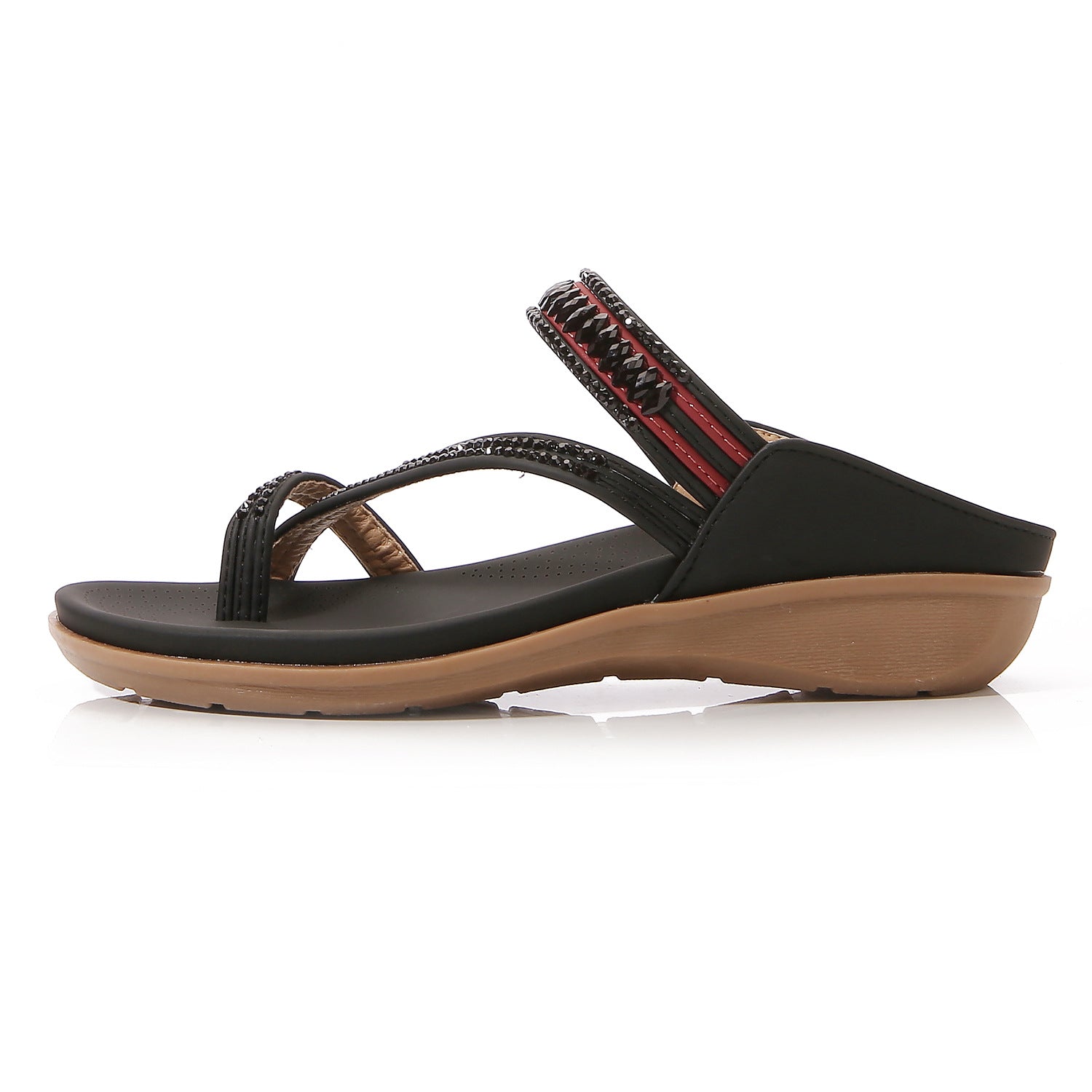 Cross Strap Toe Set Comfortable Lightweight Casual Slippers for Women