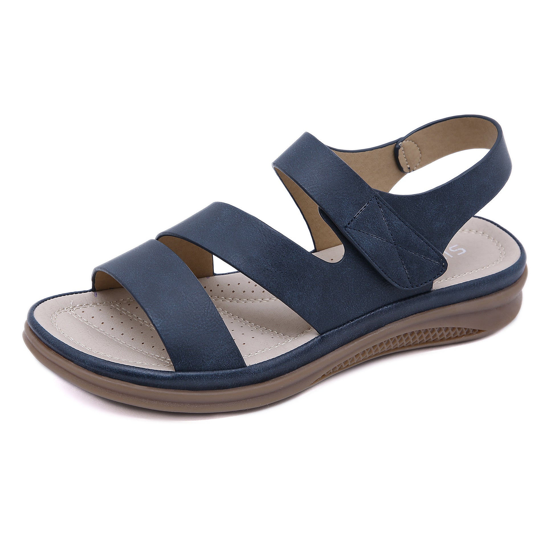 Women's Casual Lightweight Large Size Retro Wedge Comfortable Sandals