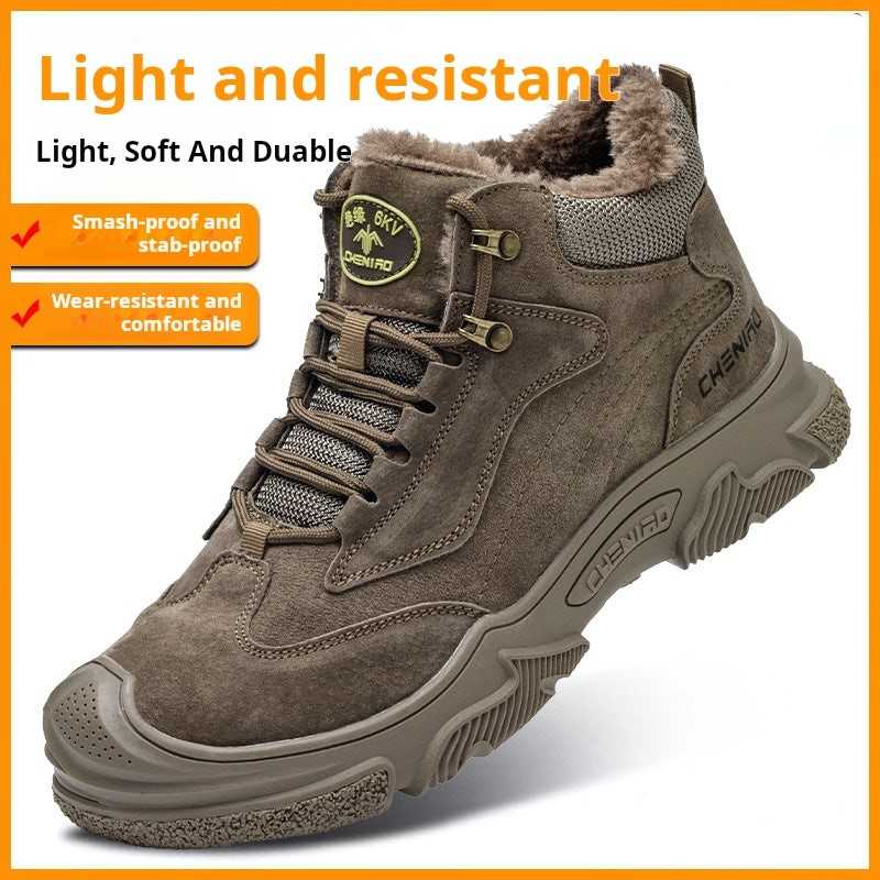 Qjaby-Work Shoes Puncture-Resistant Lightweight