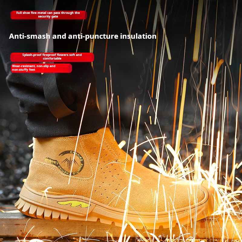 Hkdqq-Durable Labor Protection Shoes Light