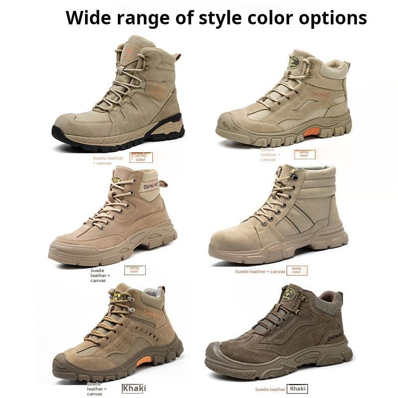 Xpgeb-Work Shoes Puncture-Resistant Lightweight