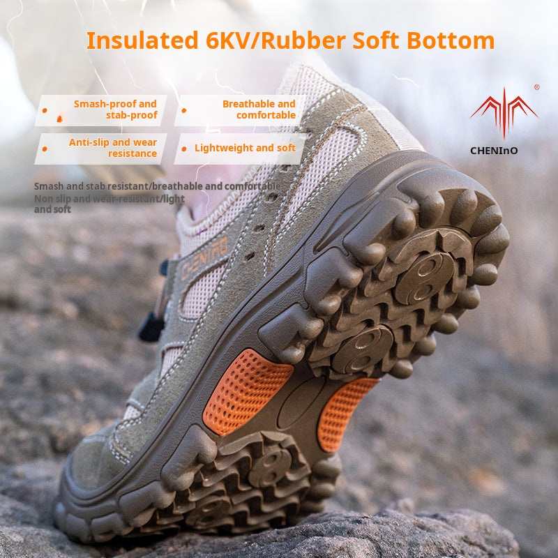 Czkhu-Work Shoes Cut-Resistant Lightweight