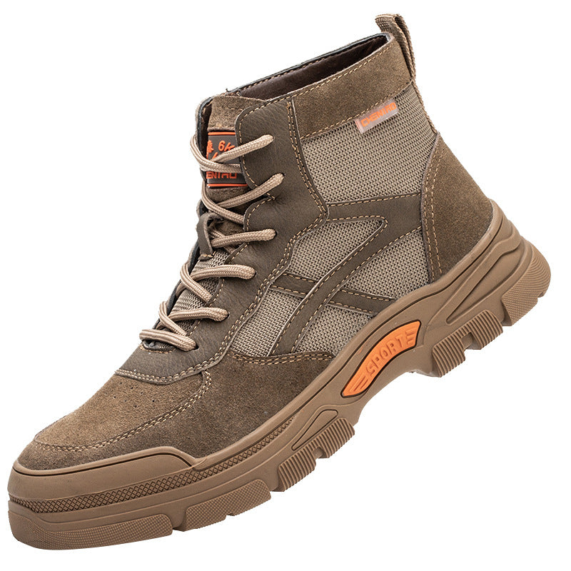 Xcpoj-Work Shoes Cut-Resistant Lightweight