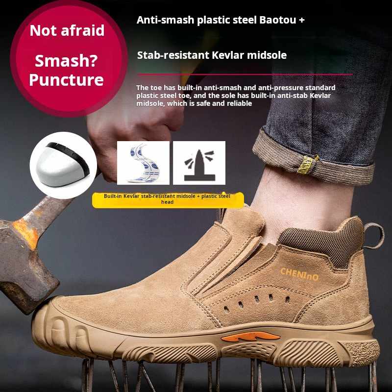 Iqdb-Durable Labor Protection Shoes Light