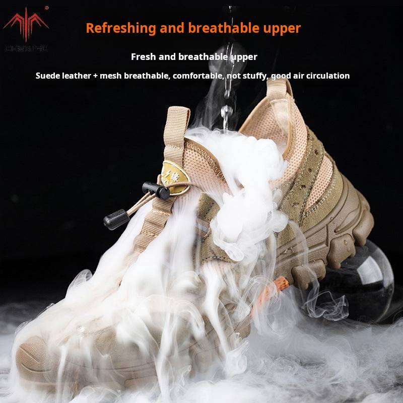 Czkhu-Work Shoes Cut-Resistant Lightweight