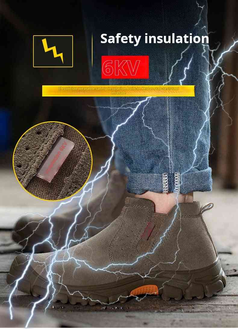 Dbkb-Work Shoes Puncture-Resistant Lightweight