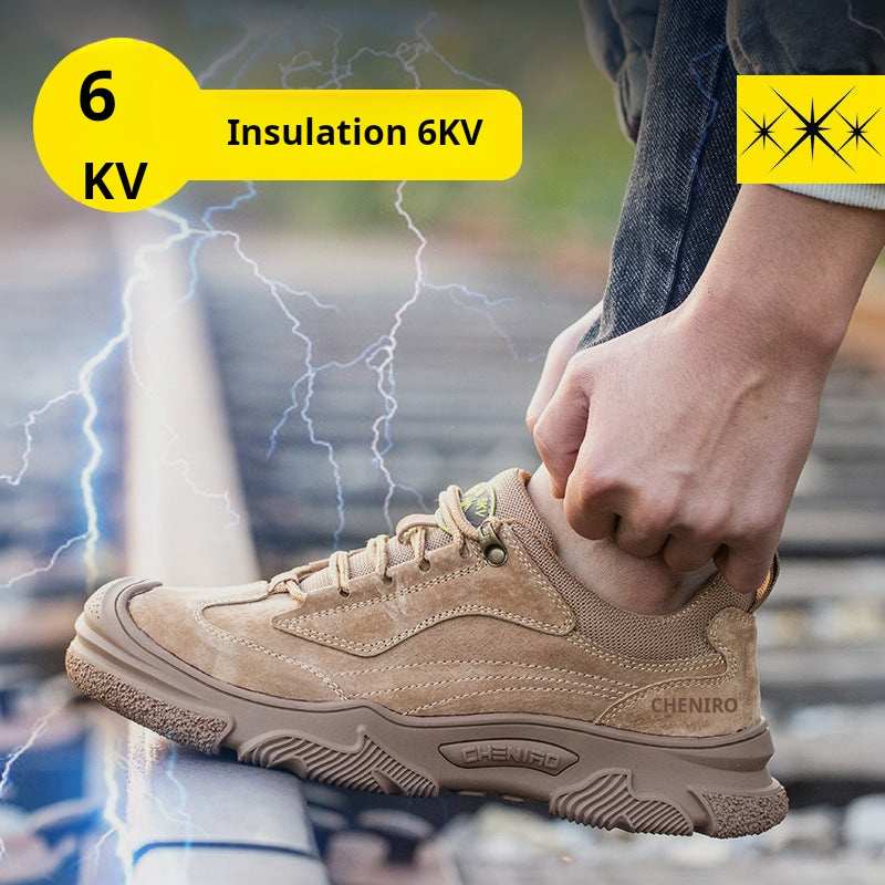 Qsn-Work Shoes Cut-Resistant Lightweight