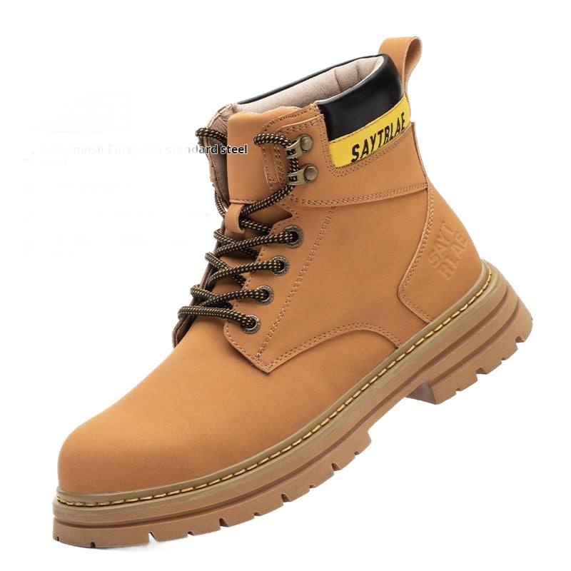 Xpgeb-Work Shoes Puncture-Resistant Lightweight