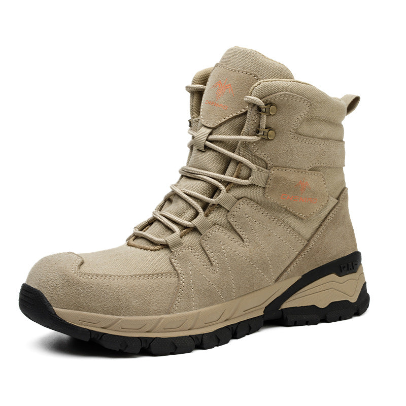 Xpgeb-Work Shoes Puncture-Resistant Lightweight