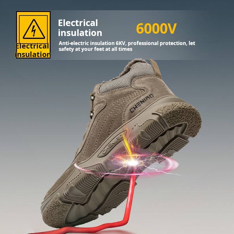 Qjaby-Work Shoes Puncture-Resistant Lightweight