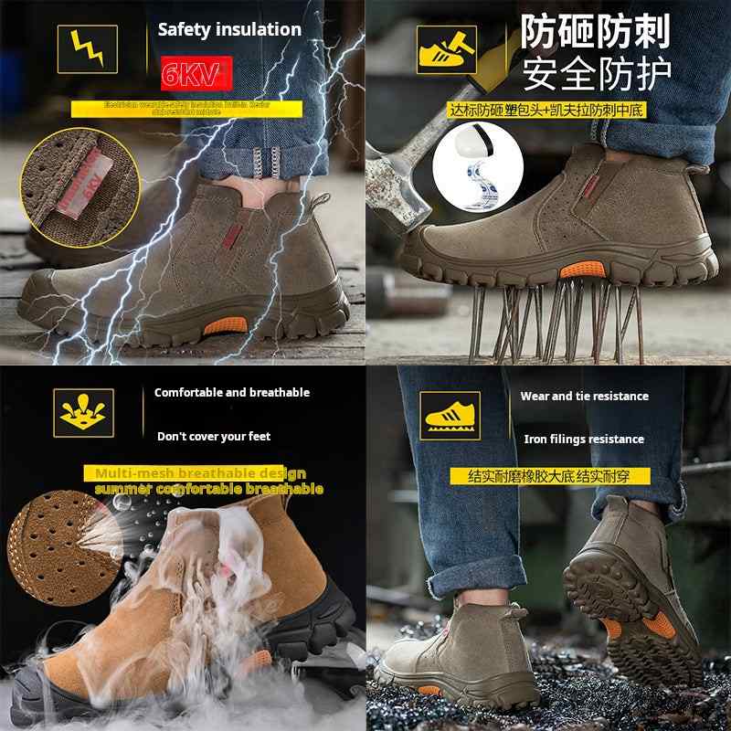 Jnb-Work Shoes Puncture-Resistant Lightweight