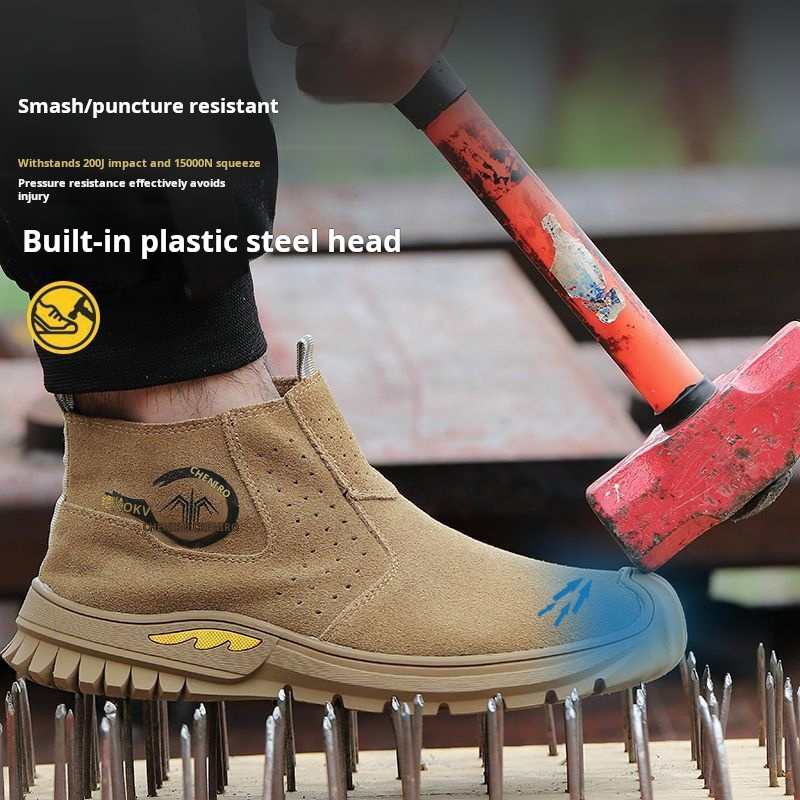 Hkdqq-Durable Labor Protection Shoes Light