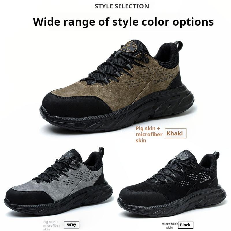 Hinlm-Work Shoes Puncture-Resistant Lightweight