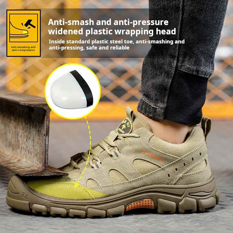 Zqleb-Work Shoes Puncture-Resistant Lightweight