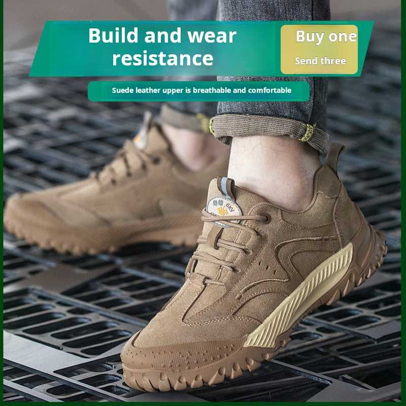 Zlqi-Work Shoes Puncture-Resistant Lightweight