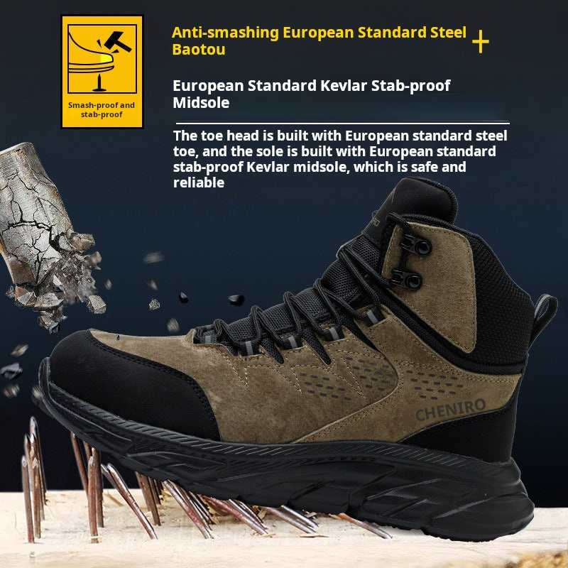 Ujefj-Work Shoes Cut-Resistant Lightweight