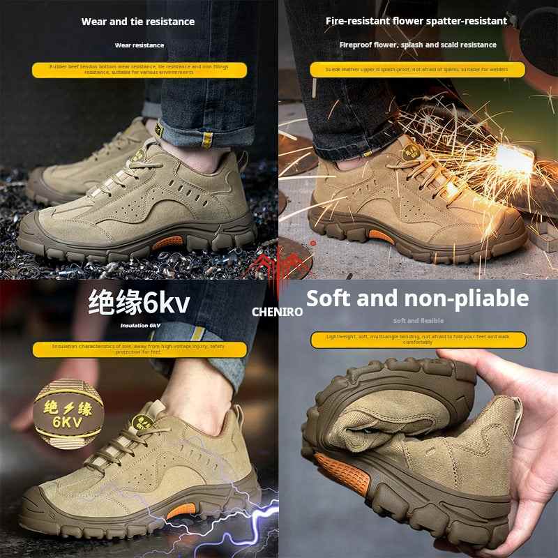 Gbgx-Work Shoes Cut-Resistant Lightweight