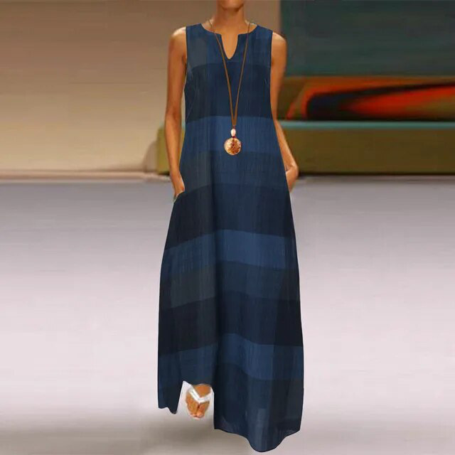 Women's Regular Dress Elegant V Neck Sleeveless Flower Butterfly Maxi Long Dress Banquet Party Date | Maxi Dresses