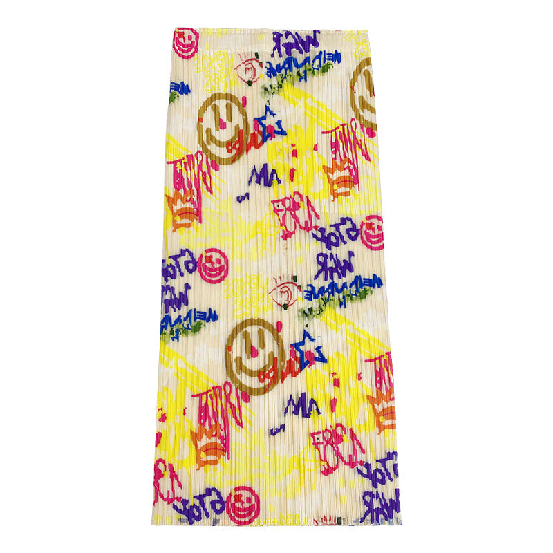 Collection Skirt Female Waist-Level Sense Straight Skirt Small Versatile Mid-Length