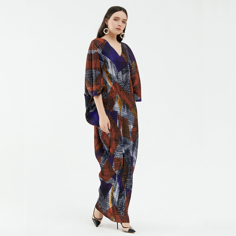 Design Sense Niche Dress Printed Dress Women's Skirt