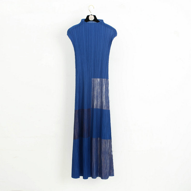 Dress Popular Pleated Dress Classic Style Long Hand-Painted Dress Women