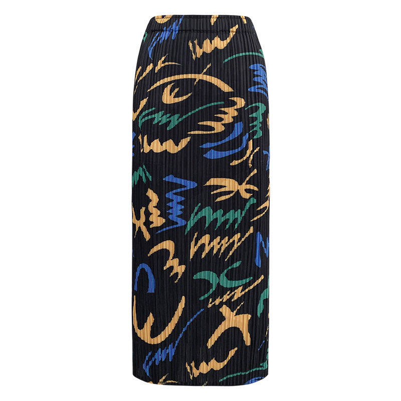 Letter Printing Suit Simple Short-Sleeved Shirt Slim Fit Two-Piece Overskirt Suit