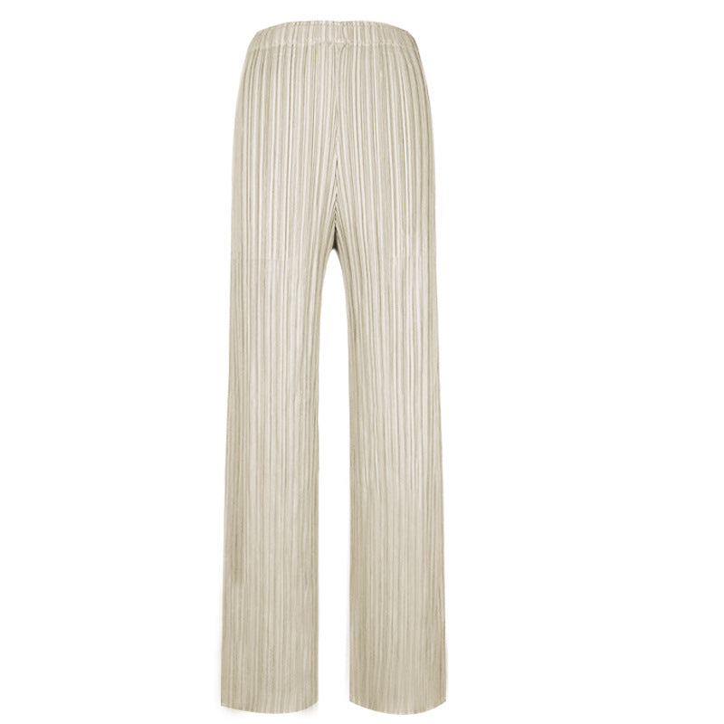 Classic Contraction Trouser Women's Loose and Comfortable Straight-Leg Pants Casual Pants Women's Trousers Women's 9 Colors