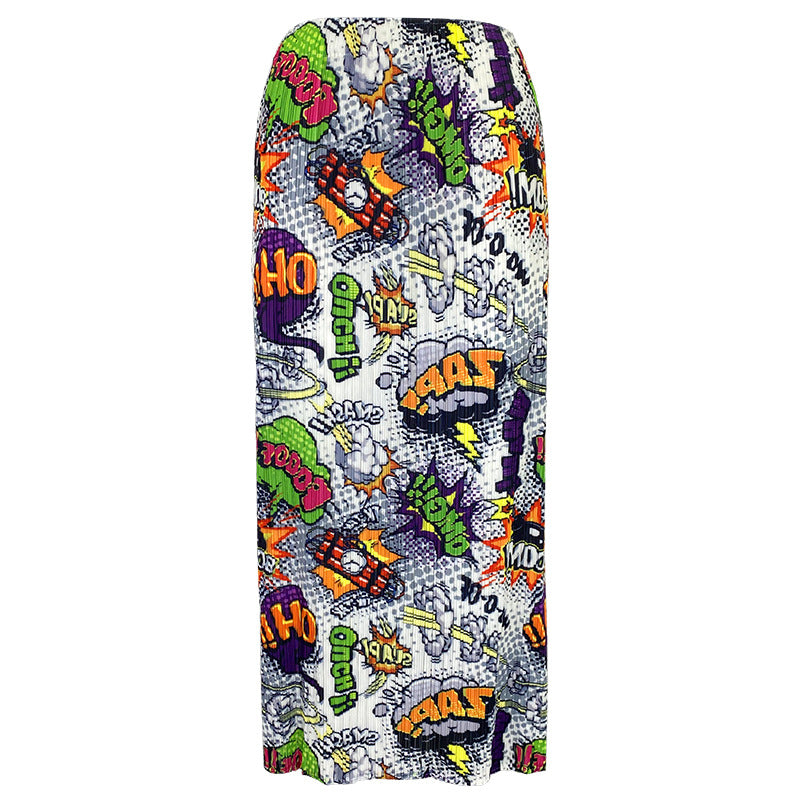 Collection Skirt Female Waist-Level Sense Straight Skirt Small Versatile Mid-Length