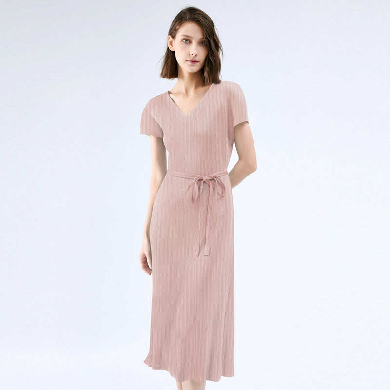 Gentle Dress Women's Summer Sense Summer Wear Waist Slimming