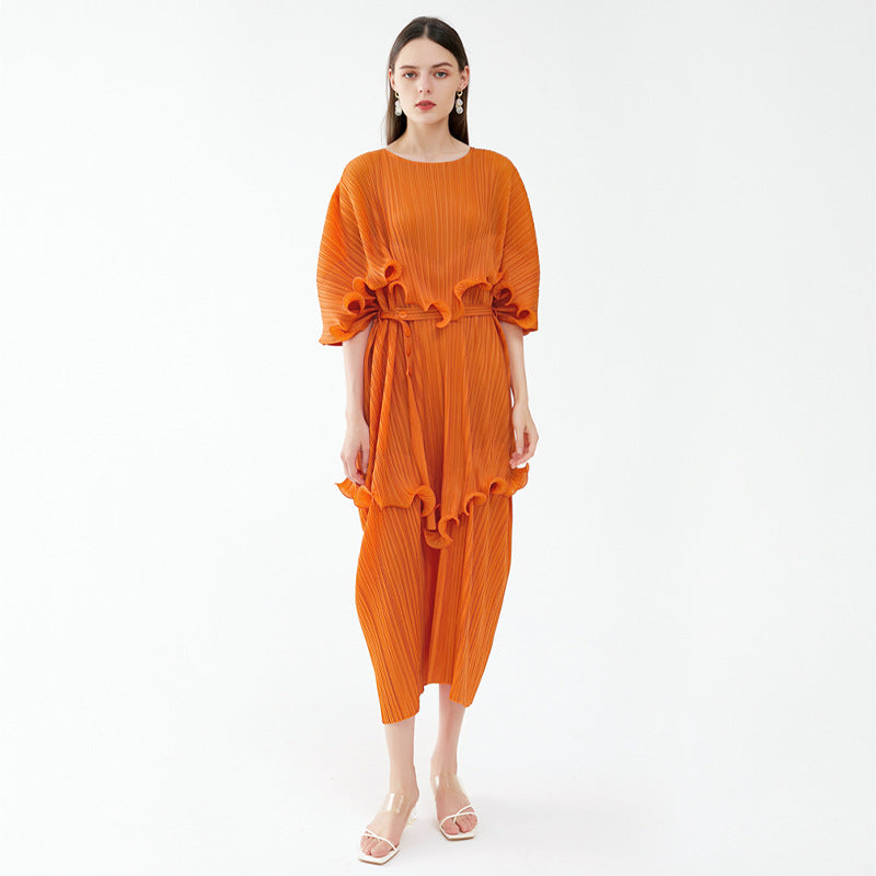 Design Sense Dress Female Waist-Slimming Dress