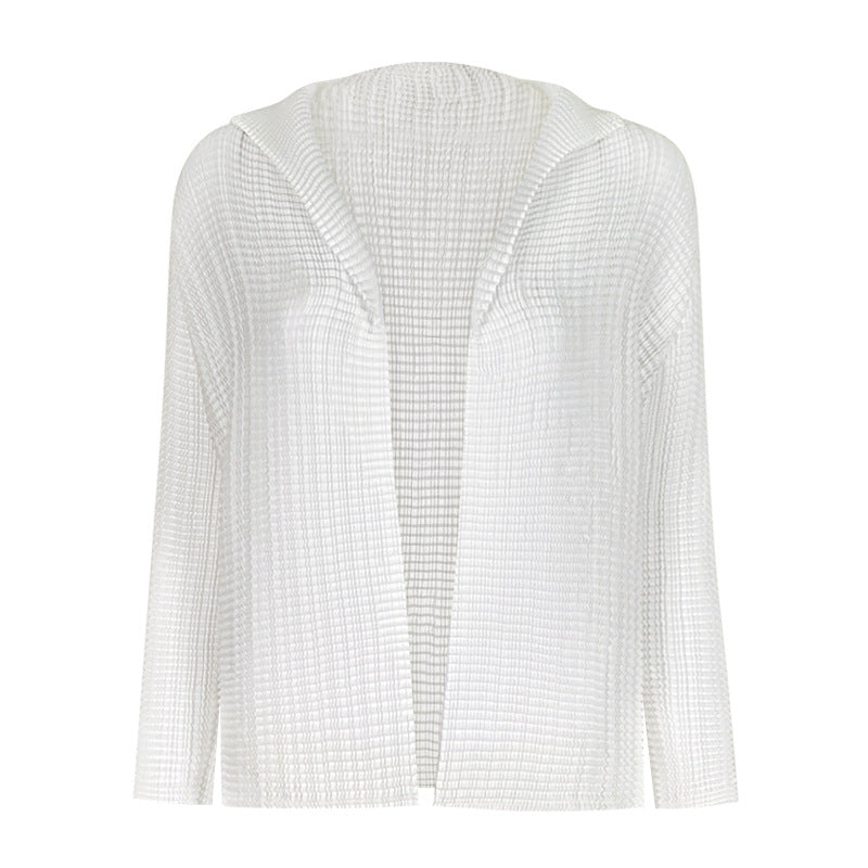 Comfortable Long Sleeve Shirt Non-Ironing Shirt Design Sense Niche Top Coat for Women