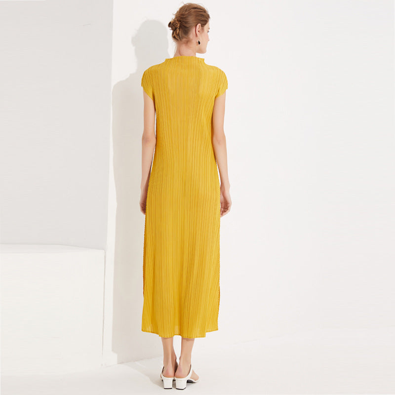 Original Hand-Painted Dress Dress round Neck Sleeveless Dress Clothing