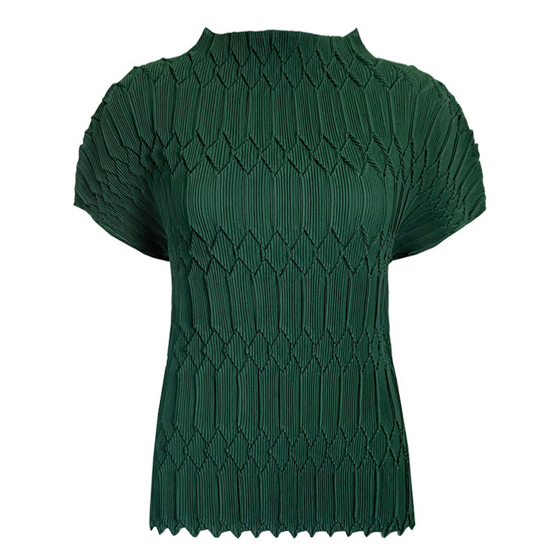 Comfort and Casual Bottoming Shirt for Women Fashionable T-shirt Short-Sleeved Top for Women